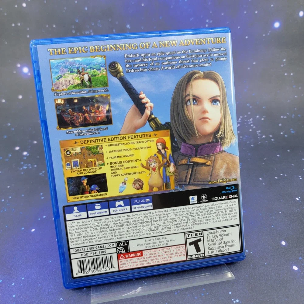 Dragon Quest XI S Echoes of an Elusive Age Definitive Edition Playstation 4 F